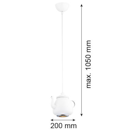 Argon 3650 - Luz pendente JAMAJKA 1xGU10/50W/230V