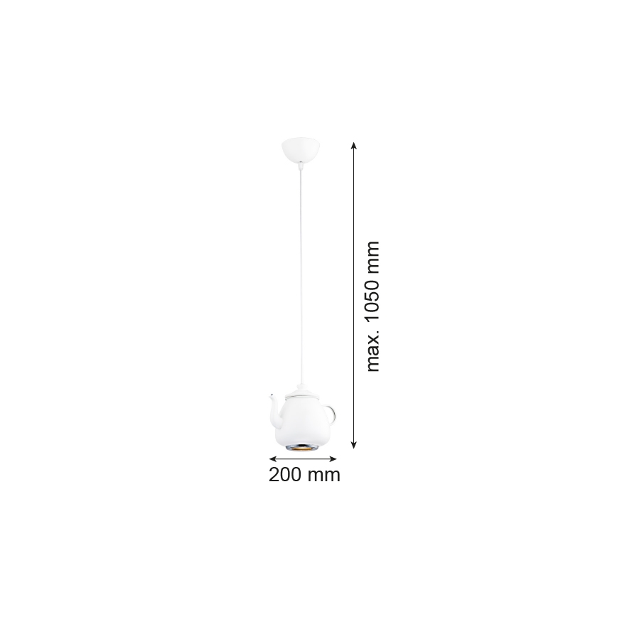Argon 3650 - Luz pendente JAMAJKA 1xGU10/50W/230V