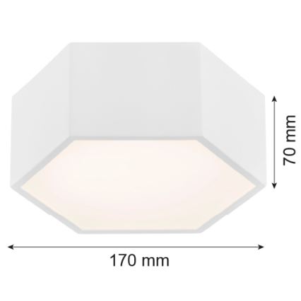 Argon 3828 - Iluminação de teto LED ARIZONA LED/9W/230V branco