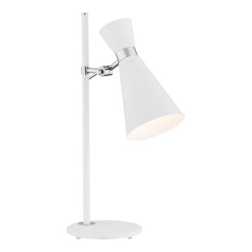 Argon 3890 - Candeeiro de Mesa LUKKA 1xE27/15W/230V branco