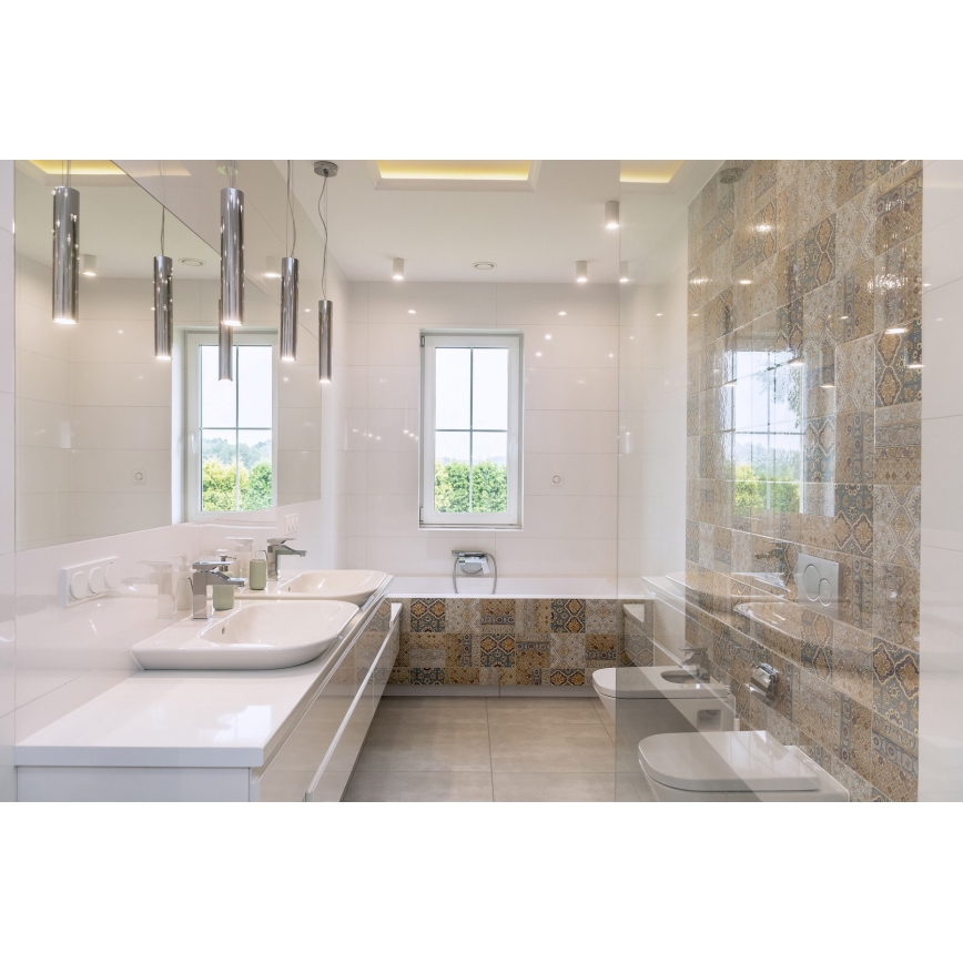 Argon 4057 - Candelabro suspenso GOMERA 1xGU10/5W/230V latão