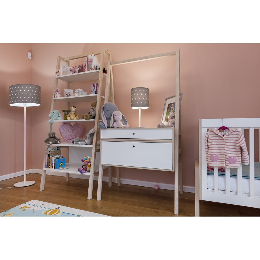 Argon 4125 - Candeeiro de mesa MAGIC 1xE27/15W/230V branco