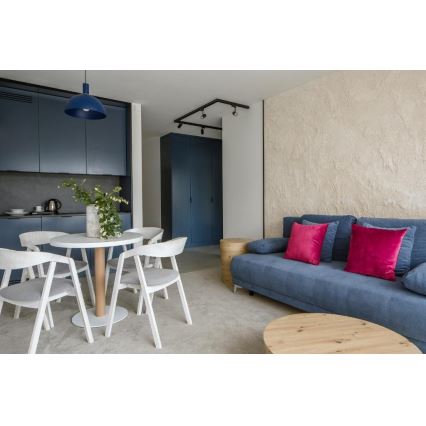 Argon 4221 - Candeeiro suspenso em cabo SINES 1xE27/15W/230V diâmetro 28 cm azul