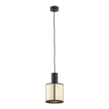 Argon 4248 - Candelabro suspenso HERMAN 1xE27/15W/230V latão/preto