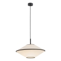 Argon 4282 - Lustre pendente em cabo TROY 1xE27/15W/230V bege