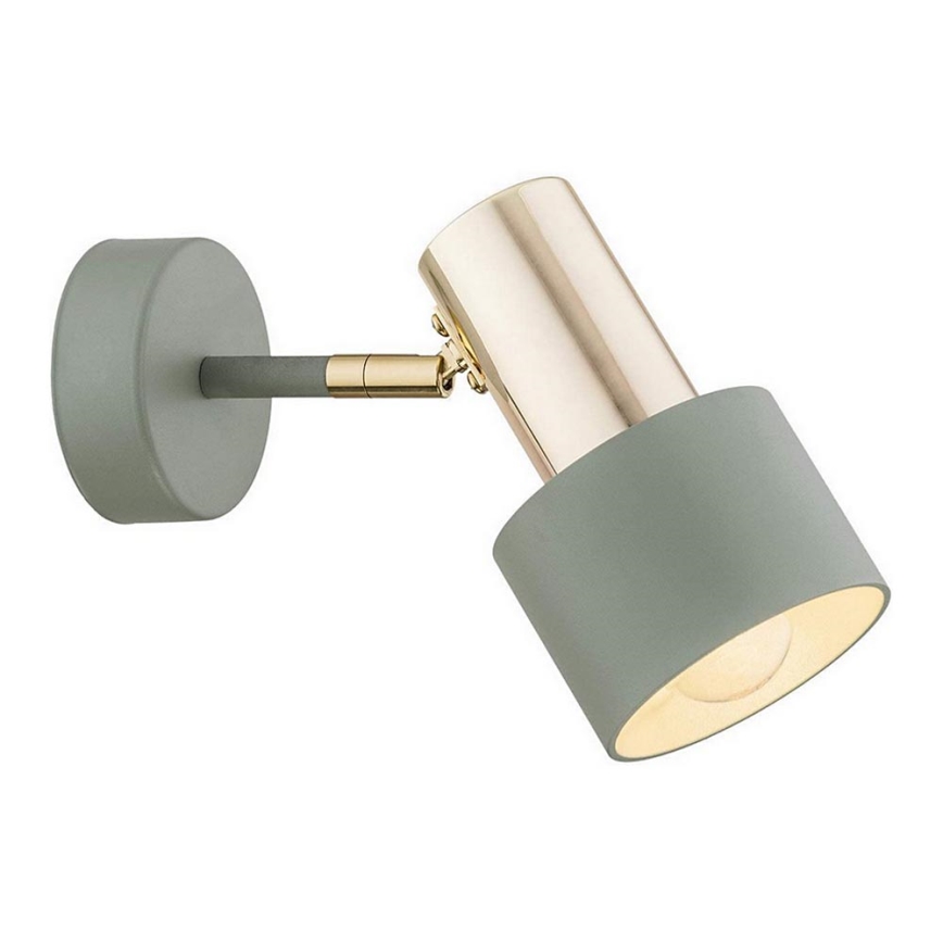 Argon 4315 - Foco de parede DORIA 1xE27/15W/230V verde/bronze