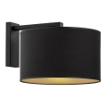 Argon 4340 - Candeeiro de parede KARIN 1xE27/15W/230V preto