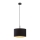 Argon 4341 - Candelabro suspenso KARIN 1xE27/15W/230V preto/dourado