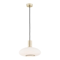 Argon 4358 - Candelabro suspenso SAGUNTO 1xE27/15W/230V diâmetro 30 cm latão