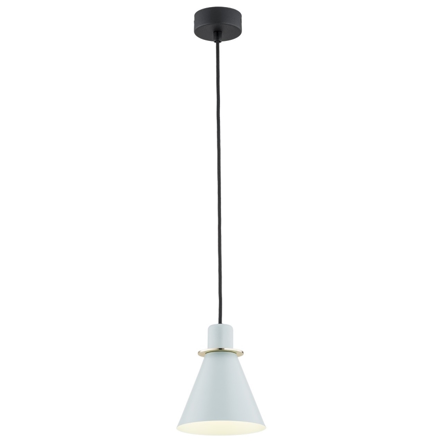 Argon 4682 - Candelabro suspenso BEVERLY 1xE27/15W/230V azul/dourado