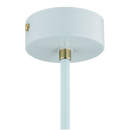 Argon 4685 - Candelabro suspenso CHARLOTTE 1xE27/15W/230V azul/dourado