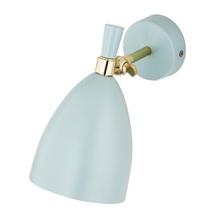 Argon 4700 - Iluminação de parede CHARLOTTE 1xE27/15W/230V azul/dourado