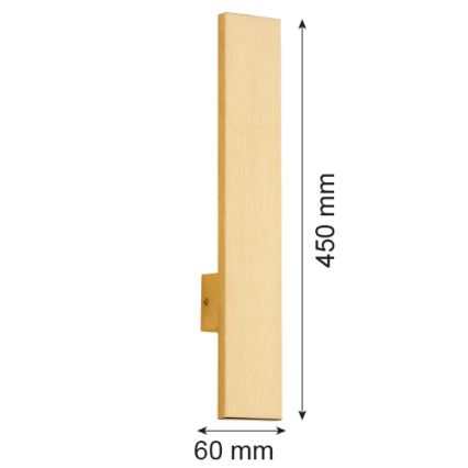 Argon 4724 - Iluminação de parede LED FREEMONT LED/6W/230V 45 cm