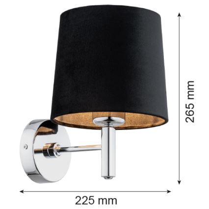 Argon 4726 - Iluminação de parede BOLZANO 1xE27/15W/230V