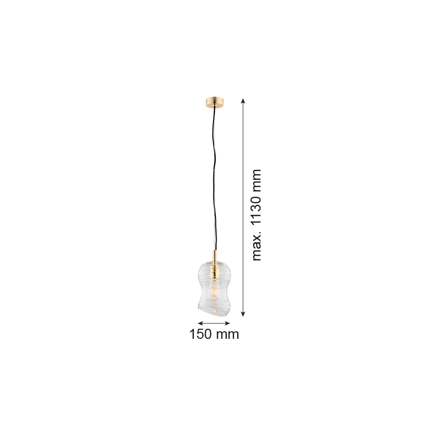 Argon 4742 - Candelabro suspenso DEPORTIVO 1xE27/15W/230V