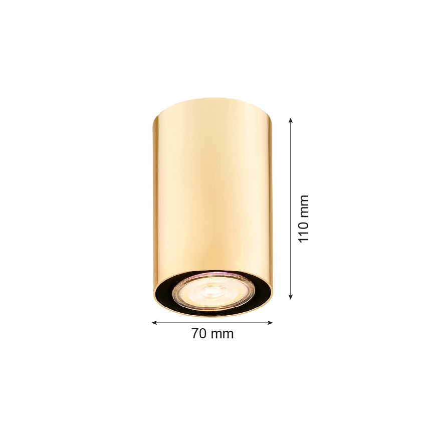 Argon 4759 - Iluminação de teto TYBER 1xGU10/5W/230V dourada