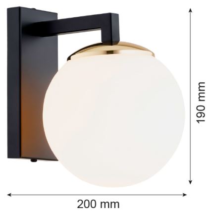 Argon 4771 - Iluminação de parede MORITZ 1xE27/15W/230V