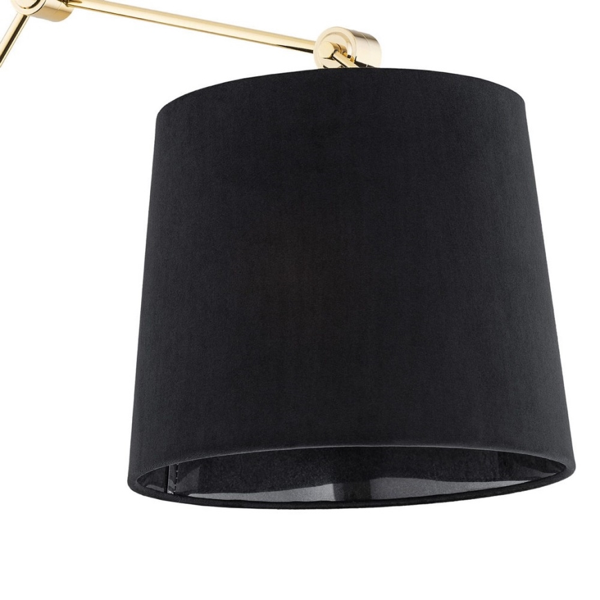 Argon 4898 - Candeeiro de parede ZAKYNTOS PLUS 1xE27/15W/230V preto/dourado