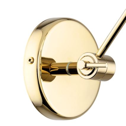 Argon 4898 - Candeeiro de parede ZAKYNTOS PLUS 1xE27/15W/230V preto/dourado