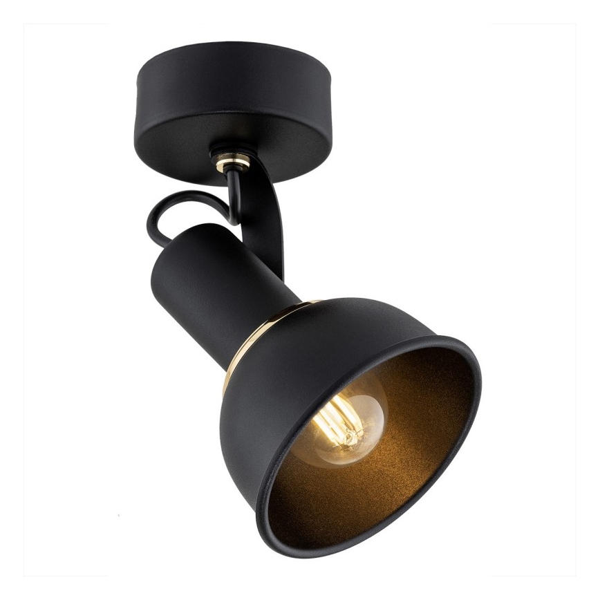 Argon 4900 - Foco TWIST 1xE14/7W/230V preto/dourado