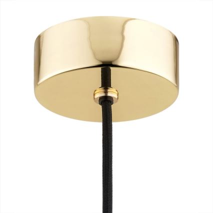 Argon 4912 - Candelabro suspenso MINORI 1xE27/15W/230V preto/dourado