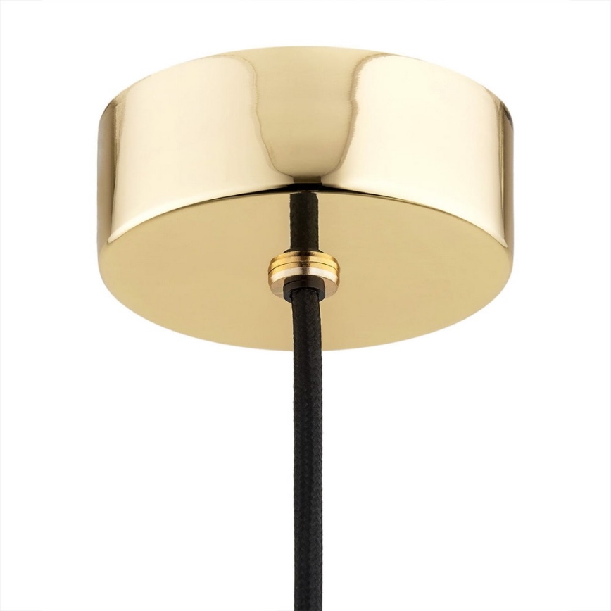 Argon 4912 - Candelabro suspenso MINORI 1xE27/15W/230V preto/dourado