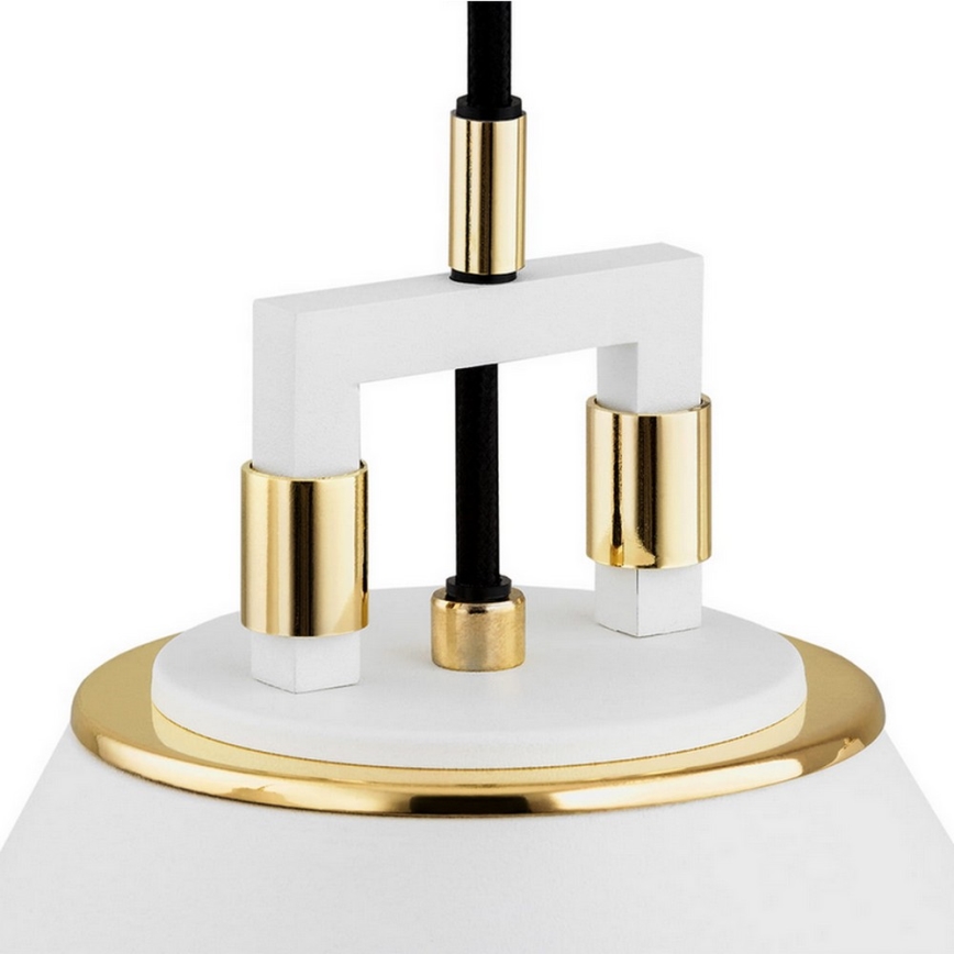 Argon 4914 - Candelabro suspenso ORTE 1xE27/15W/230V branco