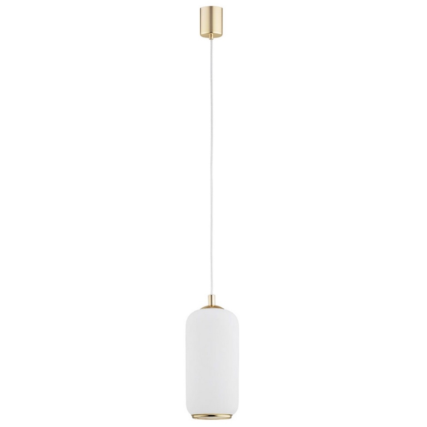 Argon 4993 - Candelabro suspenso PALLADO 1xE27/15W/230V dourado/branco