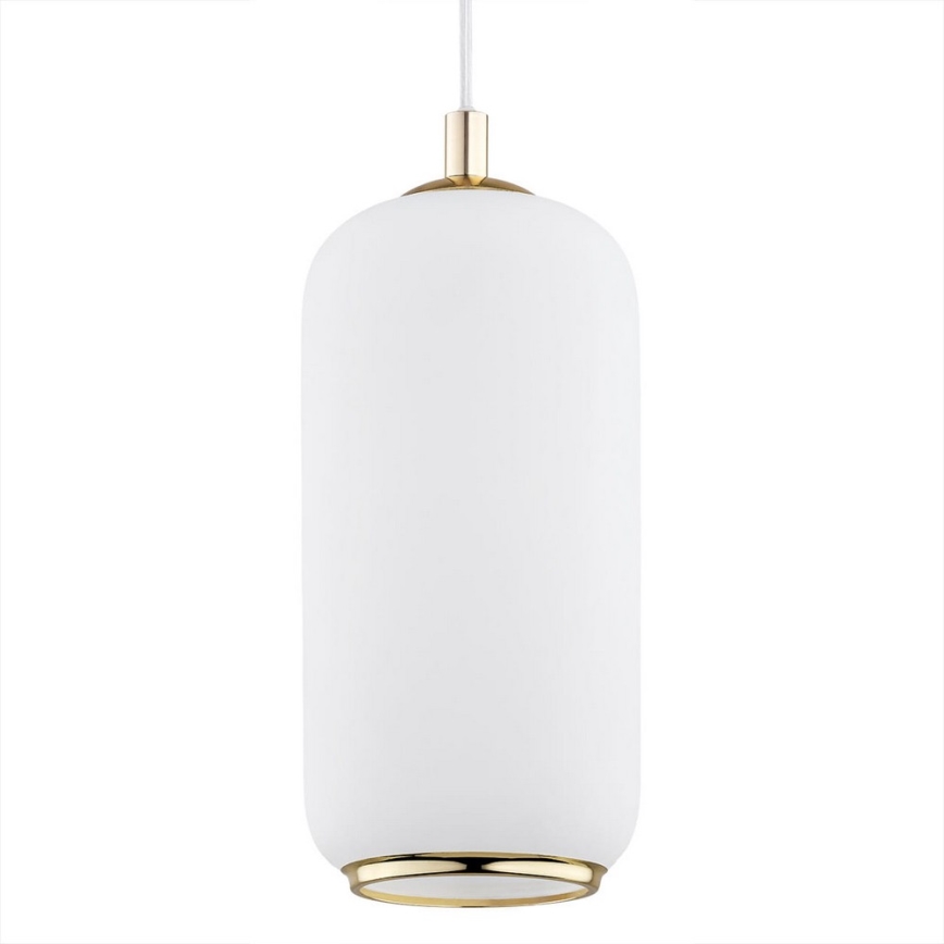 Argon 4993 - Candelabro suspenso PALLADO 1xE27/15W/230V dourado/branco
