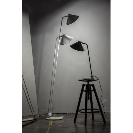 Argon 4998 - Candeeiro de mesa GABIAN 1xE27/15W/230V preto