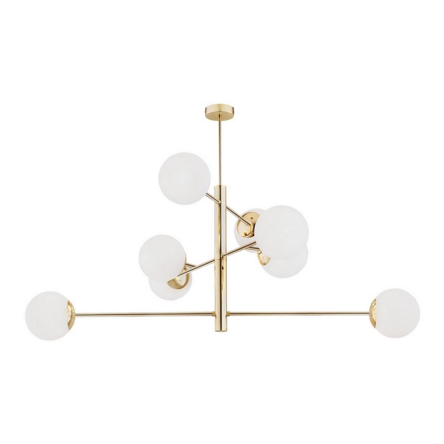 Argon 5043 - Candelabro suspenso CAMERON 8xE27/15W/230V latão