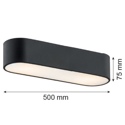 Argon 6000 - Iluminação de teto TONI 3xE27/15W/230V preto