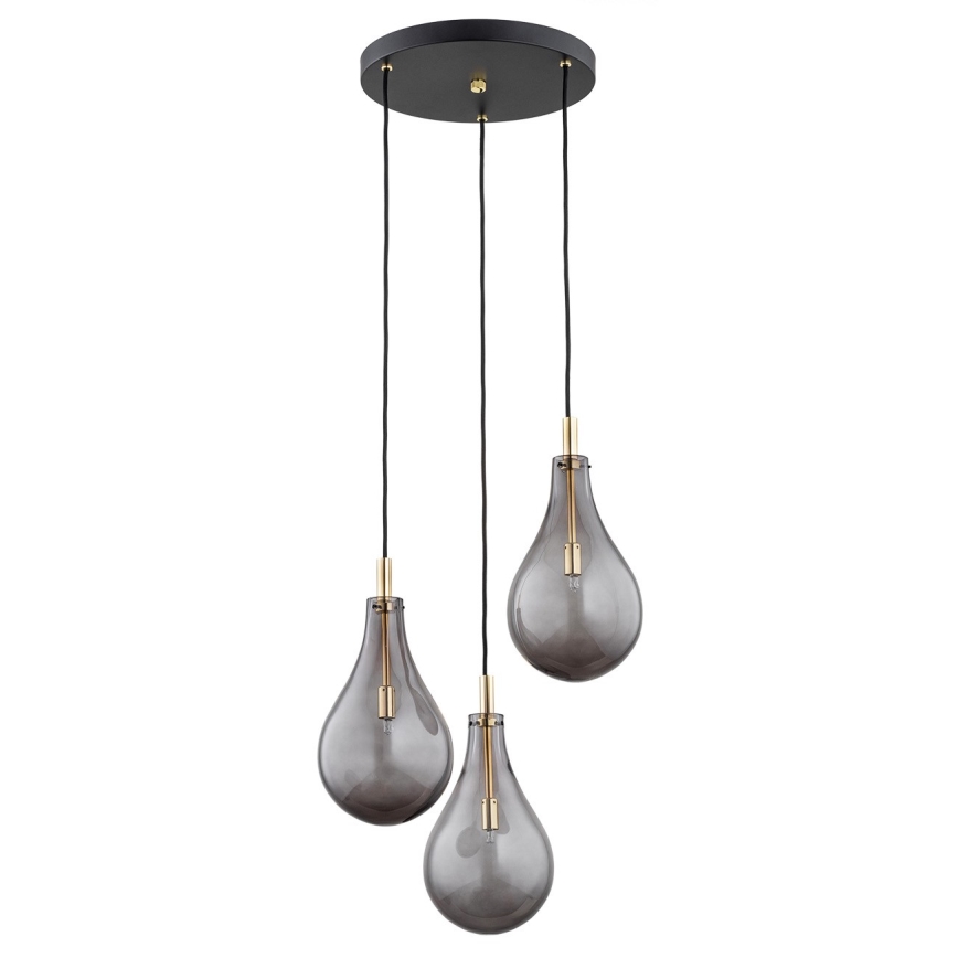 Argon 6105 - Candelabro suspenso OAKLAND 3xG9/6W/230V preto