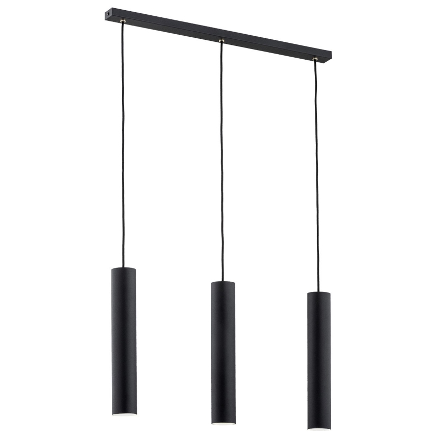 Argon 6112 - Candelabro suspenso GOMERA 3xGU10/5W/230V preto