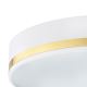 Argon 6138 - Iluminação de teto AMORE 3xE27/15W/230V diâmetro 45 cm branco/dourado
