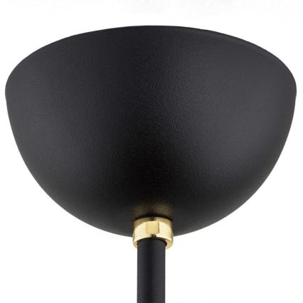 Argon 6144 - Candelabro suspenso AVILA PLUS 3xE27/15W/230V preto/dourado/branco