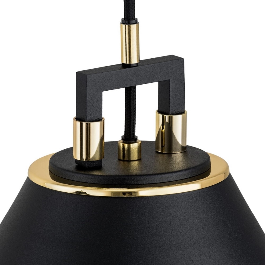 Argon 6174 - Candelabro suspenso ORTE 3xE27/15W/230V preto