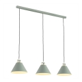 Argon 6177 - Candelabro suspenso ORTE 3xE27/15W/230V verde