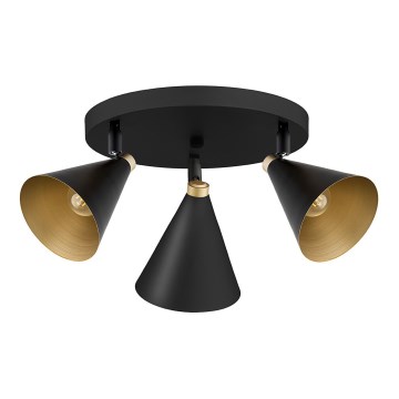 Argon 6244 - Foco LUCINDA 3xE14/7W/230V preto