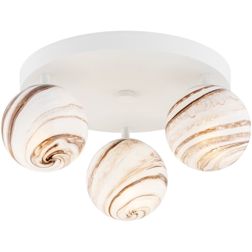 Argon 6291 - Iluminação de teto FABIO 3xE14/7W/230V alabastro branco
