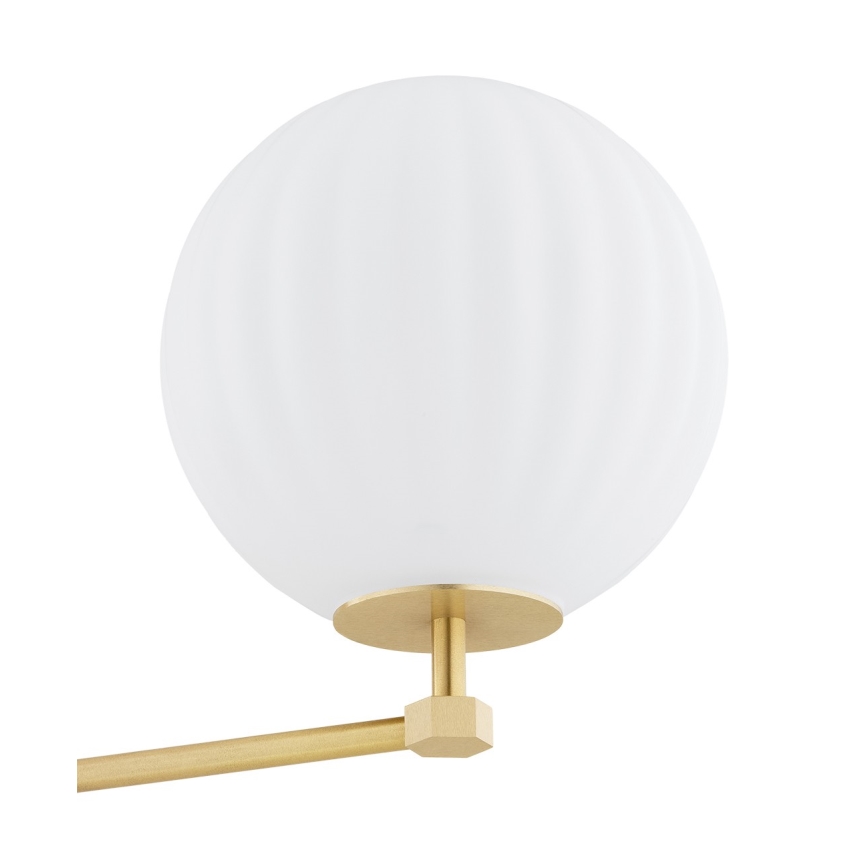 Argon 6307 - Candeeiro suspenso PALOMA 3xE14/7W/230V dourado/branco