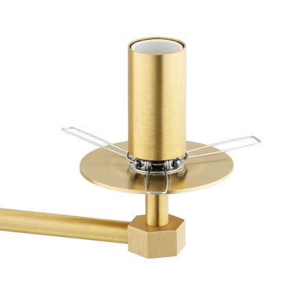 Argon 6307 - Candeeiro suspenso PALOMA 3xE14/7W/230V dourado/branco