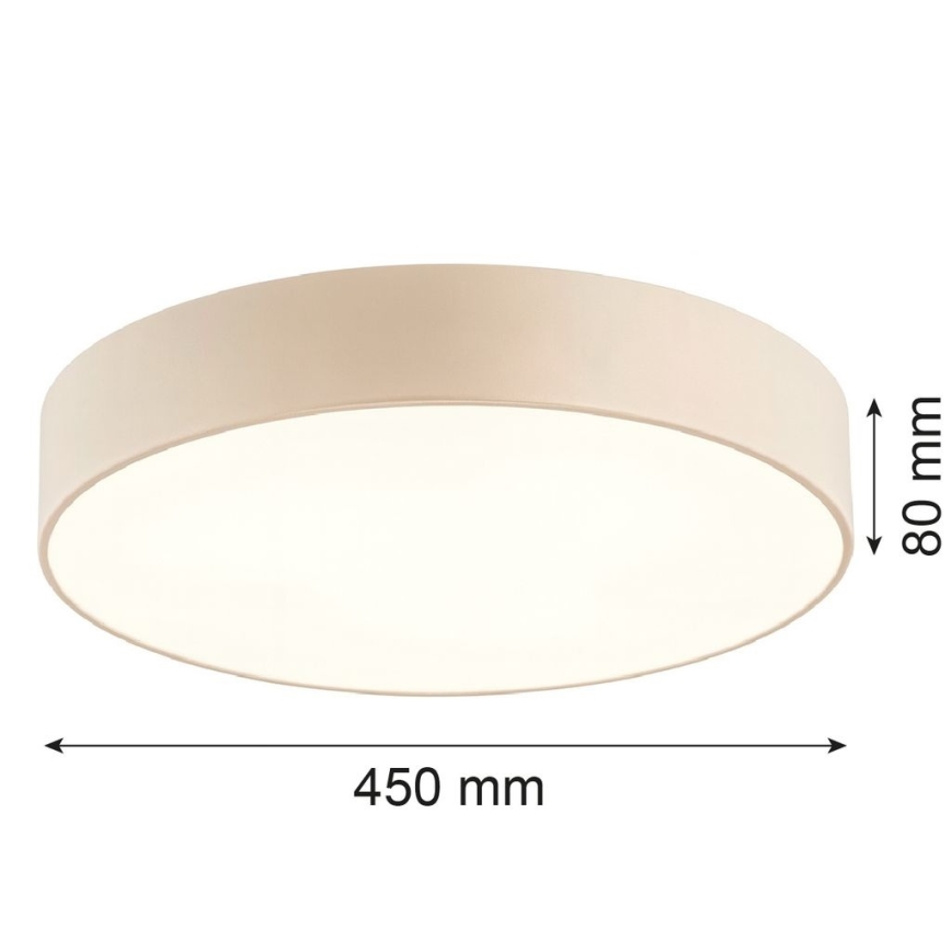 Argon 6365 - Candeeiro de teto DARLINGOS 3xE27/15W/230V Ø 45 cm bege