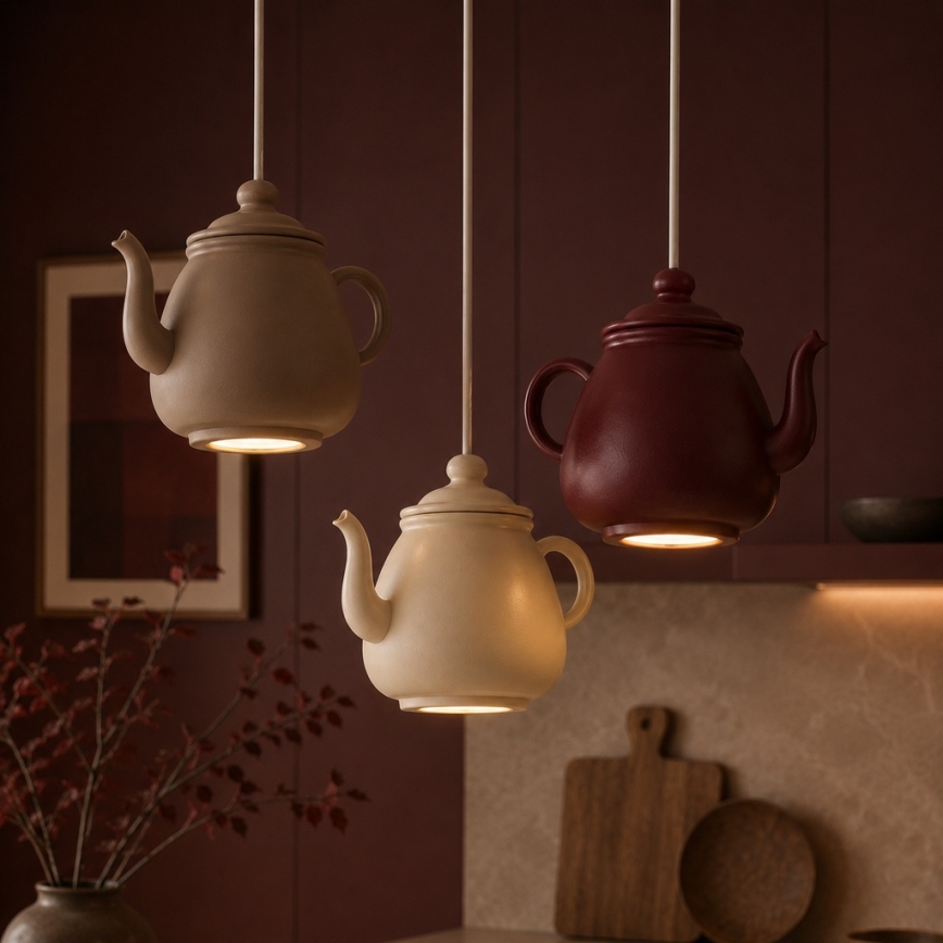 Argon 6366 - Lustre suspenso em cabo KAMAL 3xGU10/5W/230V