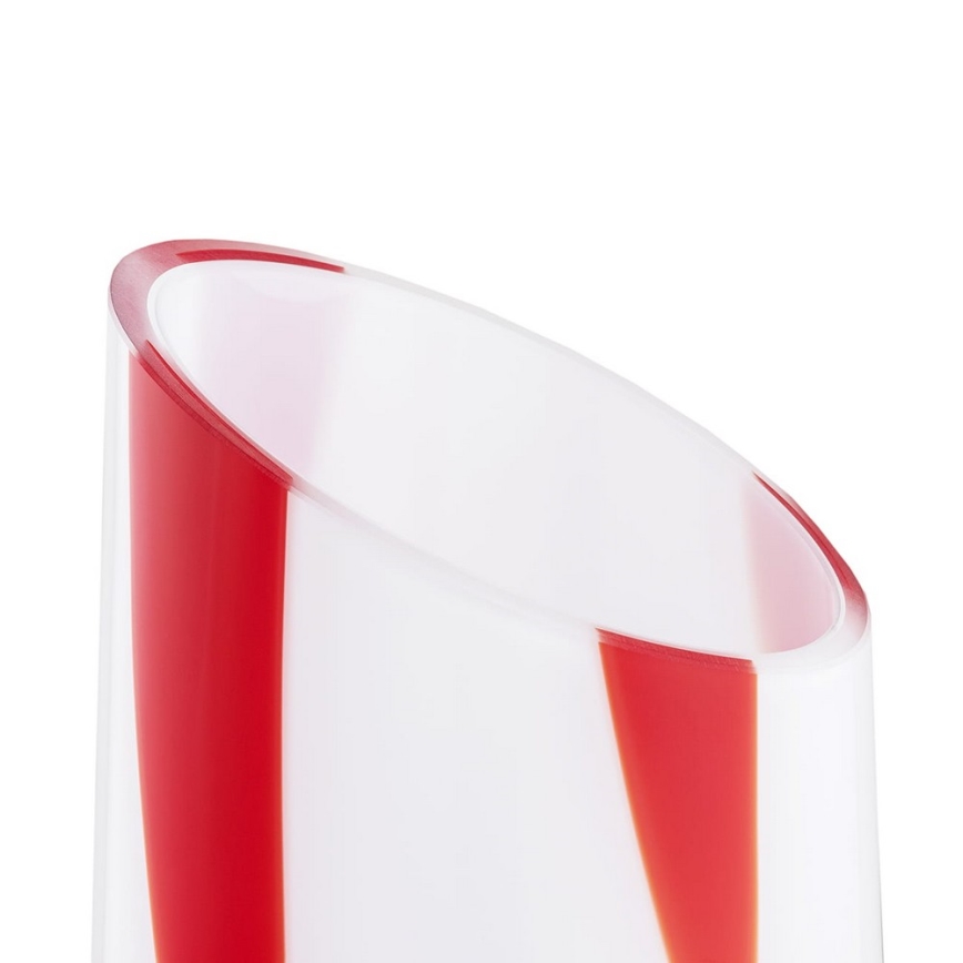 Argon 7042 - Lâmpada de pé POLONIA 2xE27/15W/230V branco/vermelho