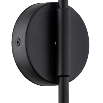 Argon 8009 - Candeeiro de parede AVALONE 1xE27/15W/230V 57 cm preto/dourado