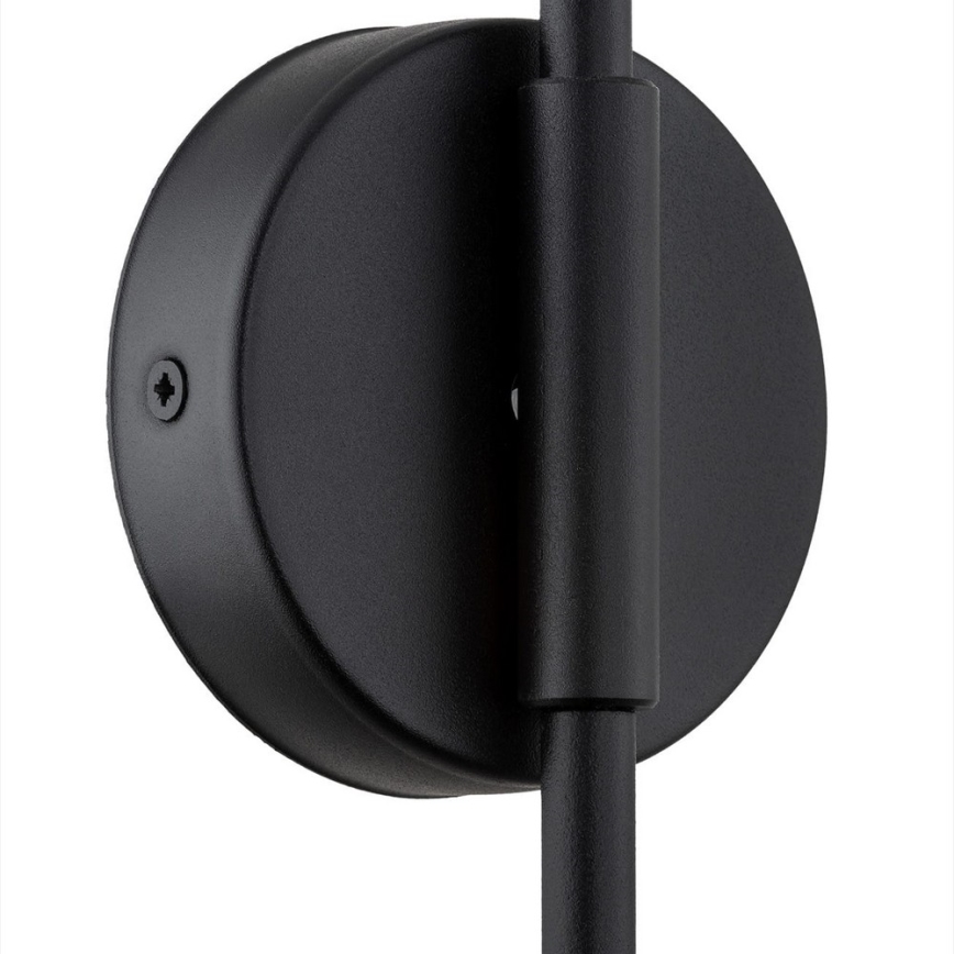 Argon 8009 - Candeeiro de parede AVALONE 1xE27/15W/230V 57 cm preto/dourado