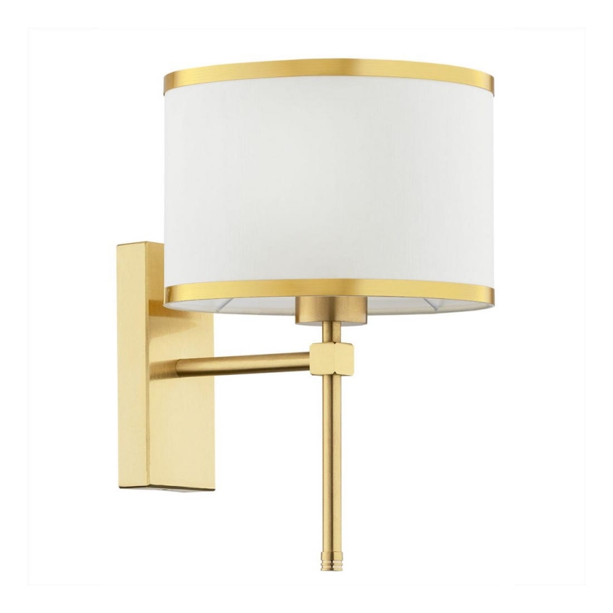 Argon 8033 - Candeeiro de parede ABBANO 1xE27/15W/230V latão/branco