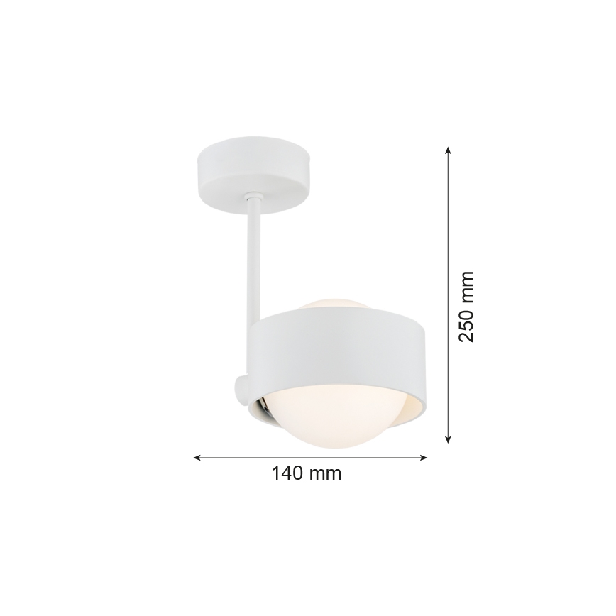 Argon 8058 - Candelabro suspenso MASSIMO PLUS 1xG9/6W/230V branco