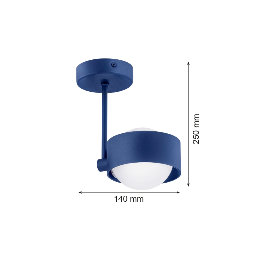 Argon 8062 - Candelabro suspenso MASSIMO PLUS 1xG9/6W/230V azul